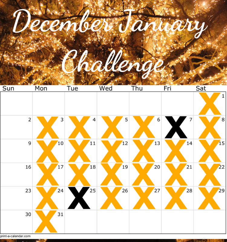 #MonthJanuary Challenges