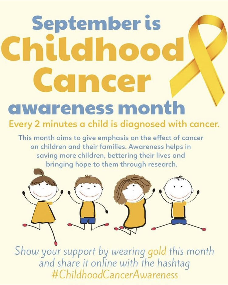 September Is Childhood Cancer Awareness Month!