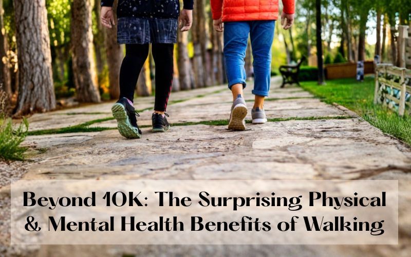 Women walking outdoors for exercise and better health